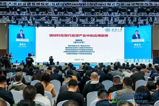 明月湖实验室首席科学家潘复生院士出席“2025京津冀产业链供应链对接活动” ，建言镁基新材料成为区域发展新质生产力关键引擎