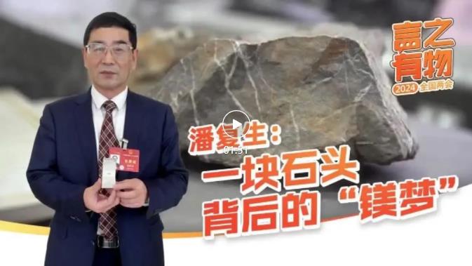 全国人大代表、中国工程院院士、我院院长潘复生：一块石头背后的“镁梦”！